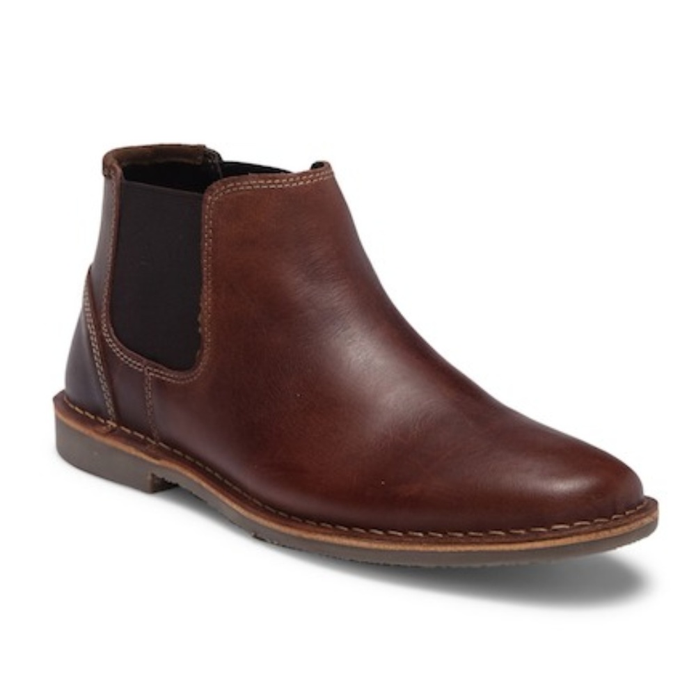NEW Steve Madden Impass Chelsea Mid Boot In Wood